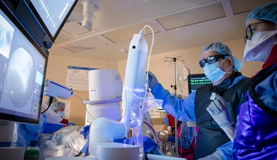 The Ion by Intuitive robotic-assisted biopsy system