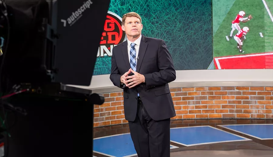 Photo of KETV's Andy Kendeigh during a sports cast